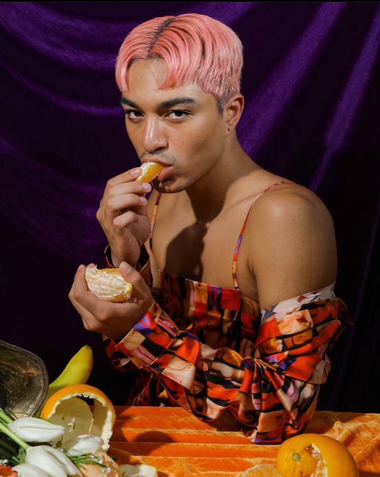 Editorial hair color on Julian